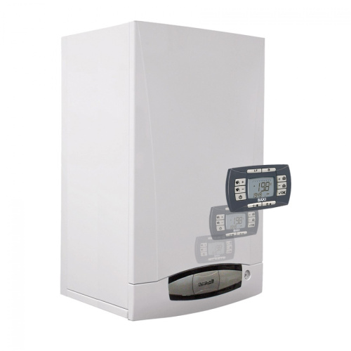Котел газовый настенный NUVOLA-3 Comfort 280 i BAXI (АТМО, встроенный бойлер 60 л, 28 кВт)