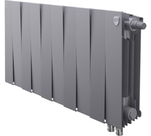 Радиатор биметаллический 500/100 мм  6 секции PianoForte/VDR/Silver Satin ROYAL THERMO