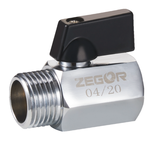 Кран шаровой Мини ВР/НР 1/2" ZEGOR /200/50 шт.уп/