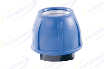 Заглушка компрессионная  25 PN16 ПНД /160 шт.уп/