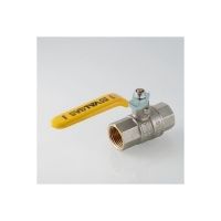 Кран шаровой газовый VALGAS, стальная рукоятка 3/4" внутренняя/внутренняя