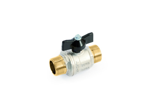 Кран шаровой полнопроходной 1/2" ш/ш бабочка GF