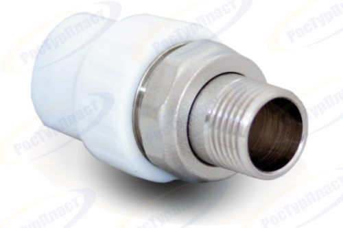 Муфта для радиатора с американкой PPR НР 20х3/4"RTP /90/30 шт.уп/