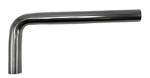 Пресс-отвод 90 гр. из нержавеющей стали MVI 15x70x160 140/10
