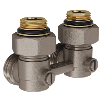 Узел нижнего подключения угловой 1/2"х3/4"EK ROYAL THERMO