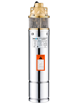 Скважинный насос 3SKM100A-0.75-20M вихревой ZEGOR (75/750Вт/59м/20м)