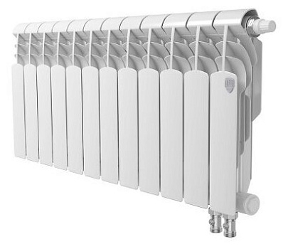 Радиатор биметаллический(нижн. подкл.) 300/80 мм  6 секции Vittoria Super/VDR/ ROYAL THERMO