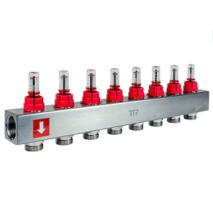 Комплект для теплого пола 1"х3/4" 8 вых Профи