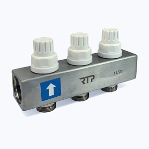 Комплект для теплого пола 1"х3/4" 3 вых Профи