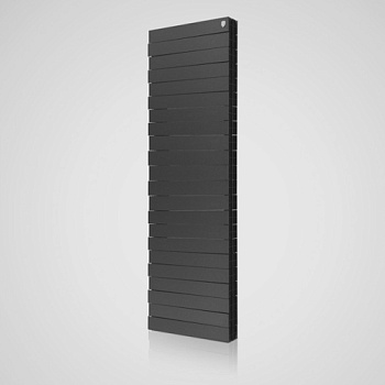 Радиатор биметаллический 500/100 мм 18 секции PianoForte/Tower/Noir Sable ROYAL THERMO