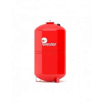 Расширительный бак WRV 50 для отопления WESTER (верхний выход)