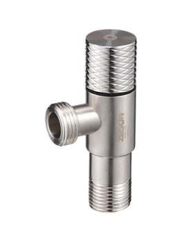 Кран шаровой  НР/НР 1/2"х1/2" круг-ручка, для сантех. приборов ZEGOR (нерж. сталь) /80/1 шт.уп./