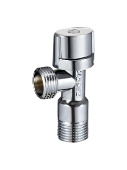 Кран шаровой  НР/НР  1/2"х3/8" мини-бабочка, для сантех. приборов ZEGOR /80/1 шт.уп./