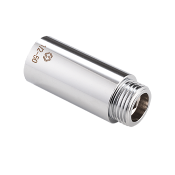 Удлинитель латунный ВР/НР  3/4"x 40 мм MVI (хром)