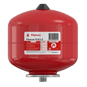 Расширительный бак Flexcon Top 12/1,5 - 6 бар для отопления FLAMCO (теплоснабжение/холодоснабжение)