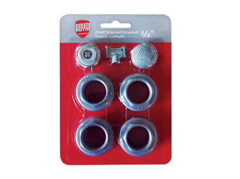 Набор для радиаторов 3/4" серебристый ROYAL THERMO