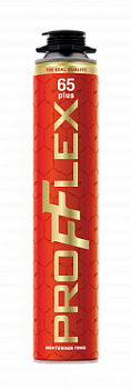 Пена PRO RED PLUS 65 летняя, 850 мл PROFFLEX (+5/+35°С) /12 шт.уп/