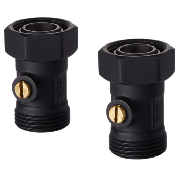 Набор нижнего подключения прямой 3/4"х3/4"EK раздельный ROYAL THERMO (черный)