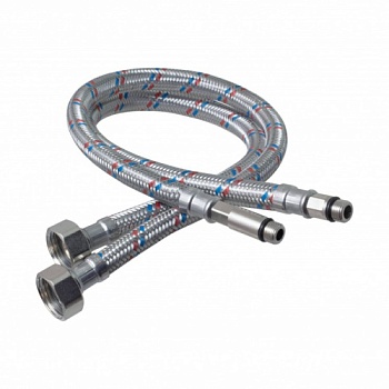 Подводка для смесителя, сталь 1/2"хМ10 г/ш 120 см